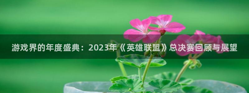 手机赢咖娱乐下载安装：游戏界的年度盛典：2023年《英雄联盟