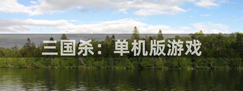 赢咖娱乐登陆地址：三国杀：单机版游戏