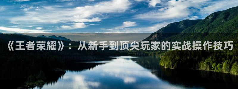 赢咖娱乐网址注册：《王者荣耀》：从新手到顶尖玩家的实战操作技